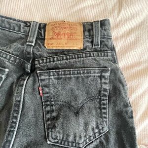 Levi’s 512 vintage jeans, slim tapered, size 7 Long (26-27/34) Tall
